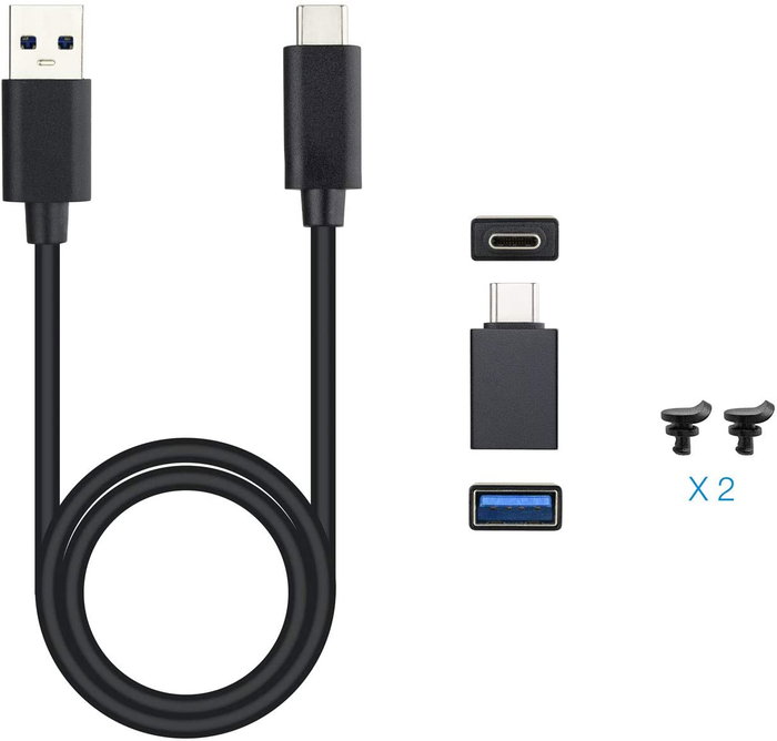 Tooq Caja Externa M.2 NVMe TQE-2280B USB 3.1 Gen2 Negro